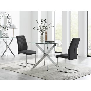 Round table store with hideaway chairs